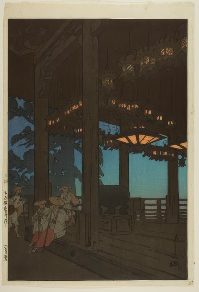Nigatsudo Temple by Yoshida Hiroshi