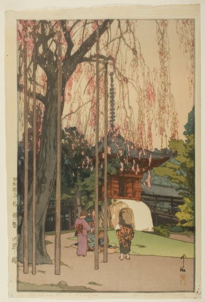 The Cherry Tree in Kawagoe by Yoshida Hiroshi