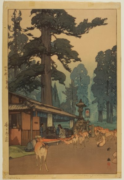 Way to the Kasuga Shrine by Yoshida Hiroshi