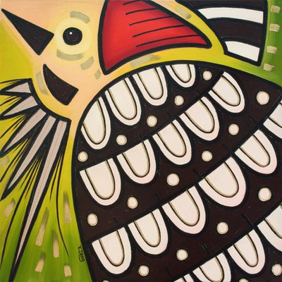 Backyard Birds Woodpecker by Yue Zeng