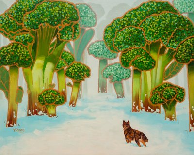 Broccoli Forest by Yue Zeng
