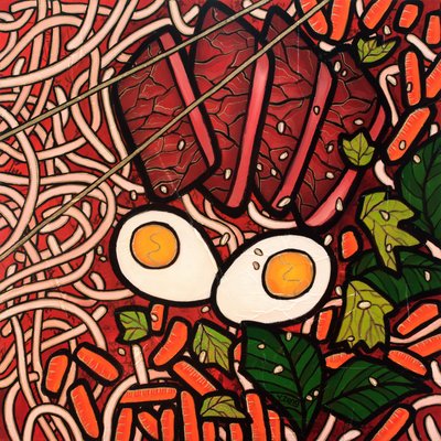 Ramen Noodle Beef by Yue Zeng