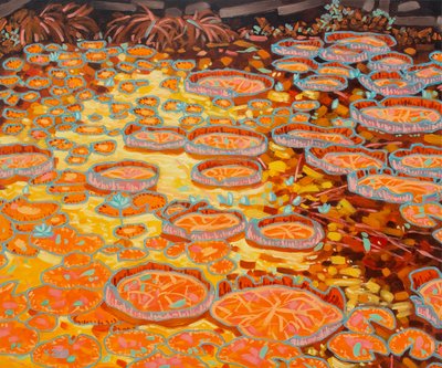 Waterlily Pond Yellow, 2023 by Yue Zeng