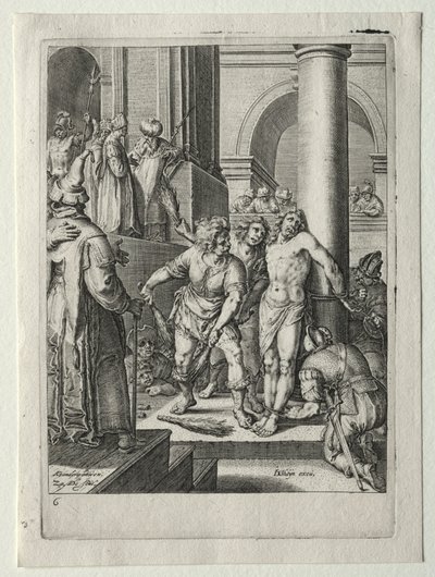 Passion Set: Flagellation of Christ by Zacharias Dolendo