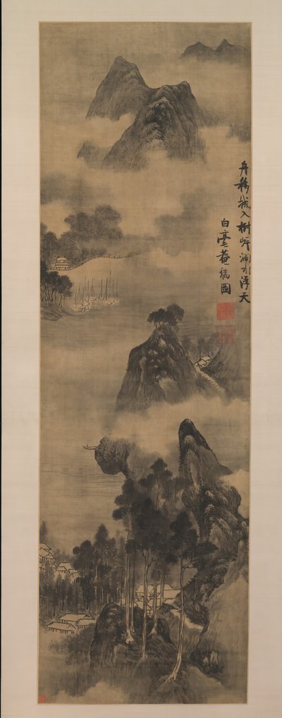 Mountains Along Riverbanks by Zhang Ruitu