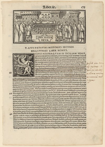 Page from Livius Historiabum Libri by Zoan Andrea