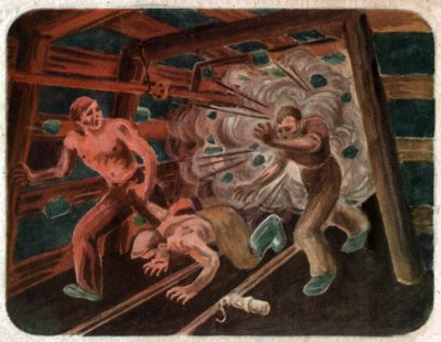 Accident in a Mine, ca 1950 by . .