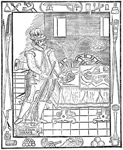 Alessandro Capo Bianco, Italian military engineer by Ferdinand Georg Waldmuller