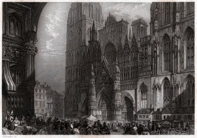 Cathedral of Rouen by . .