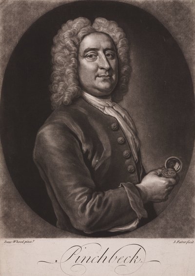 Christopher Pinchbeck, English clockmaker and toymaker by Frederick (attr. to) Barnard