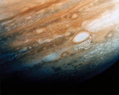 Close Up of the Cloud Patterns of Jupiter by Ferdinand Georg Waldmuller