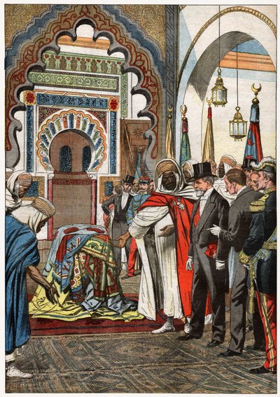 Emile Loubet in the Sidi Boumediene Mosque, Tlemcen by . .