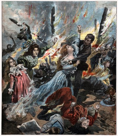 Fire at the Bazar de la Charite by . .