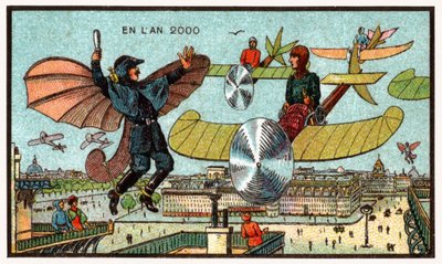 Flying policeman by . .
