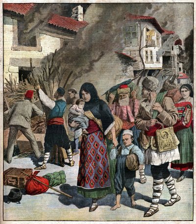 First Balkan war by Ferdinand Georg Waldmuller