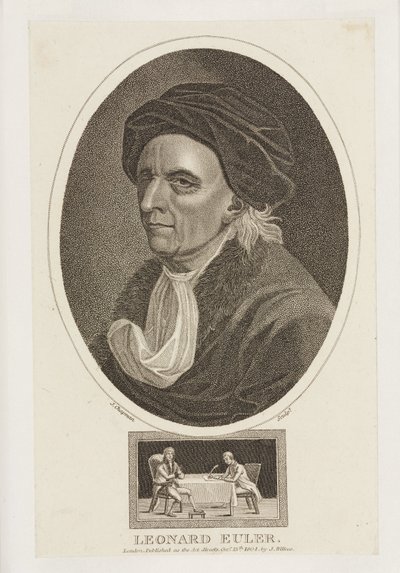 Leonhard Euler, Mathematician, c 1770s by Frederick (attr. to) Barnard