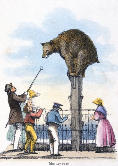 Menagerie, c. 1845 by Frederick (attr. to) Barnard