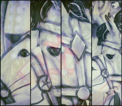 Merry-Go-Round Horses by Frederick (attr. to) Barnard
