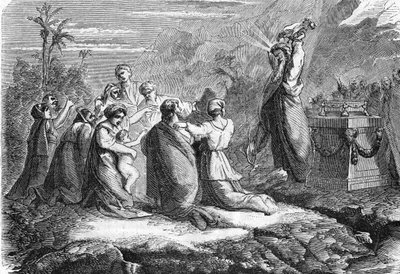 Moses Destroys the Golden Calf by . .
