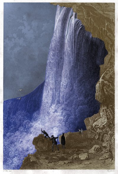 Niagara Falls, USA (engraving) by . .