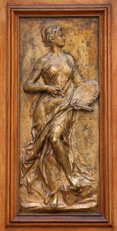 Sculpted Detail of La Villa Lumière, Evian, 2019 by . .