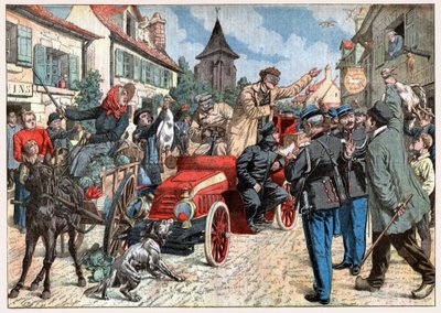 Speeding in a Village by . .