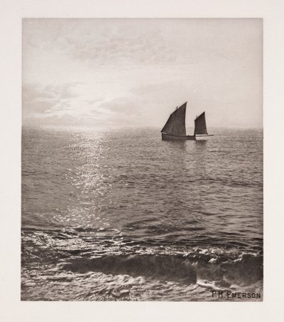 Sunrise at Sea by Frederick (attr. to) Barnard