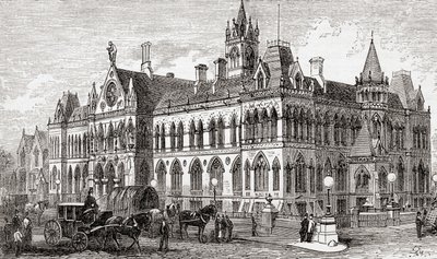 The Manchester Assize Courts, Manchester, England by . .