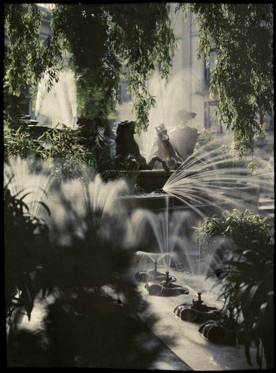 The Neptune Fountain, Cheltenham, c. 1910 by Frederick (attr. to) Barnard