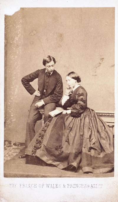 The Prince of Wales and Princess Alice by Ferdinand Georg Waldmuller