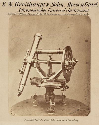 Universal Circle, Strasbourg Observatory by Frederick (attr. to) Barnard