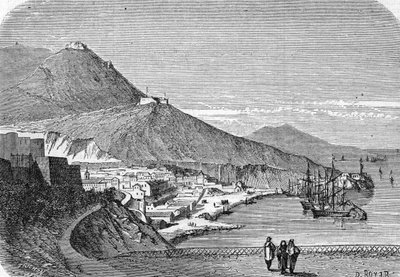 View of the Port of Oran, Algeria by . .