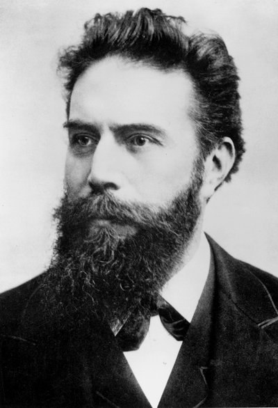 Wilhelm Conrad Roentgen, German physicist, c 1890 by Ferdinand Georg Waldmuller