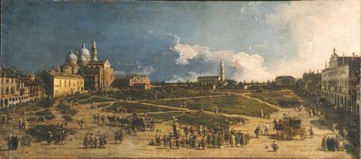 Prà della Valle in Padua by Giovanni Antonio Canal
