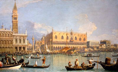 View of the Ducal Palace by Canaletto