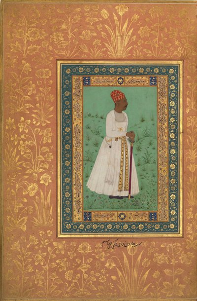 Portrait of Jadun Rai Deccani by Hashim