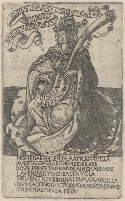 Delphian Sibyl by after Baccio Baldini