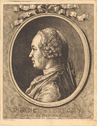 Francois de Regny by after Charles Nicolas Cochin II