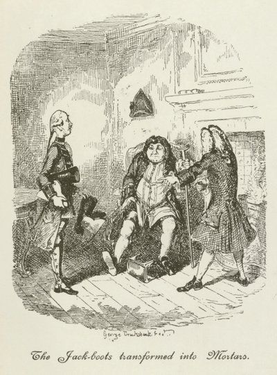 Illustration for Tristram Shandy by after George Cruikshank