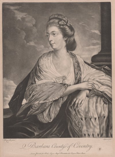 Barbara, Countess of Coventry by after Henry Spicer