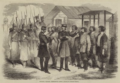 Drawing Russian Conscripts by after Horace Vernet