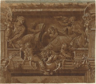 Prophet and Sybil by after Jacopo Zanguidi Italian 16th Century called Bertoia