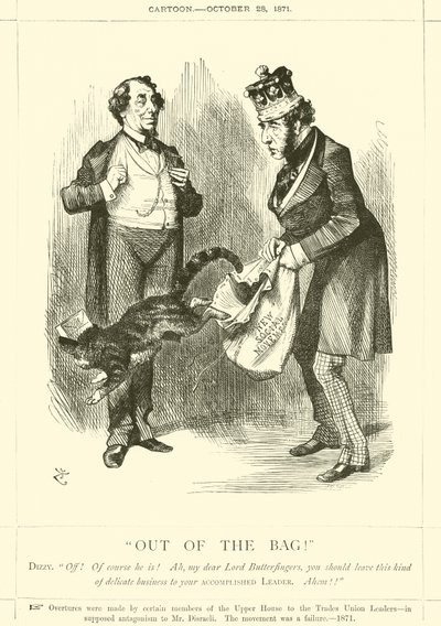 Out of the Bag! by after John Tenniel