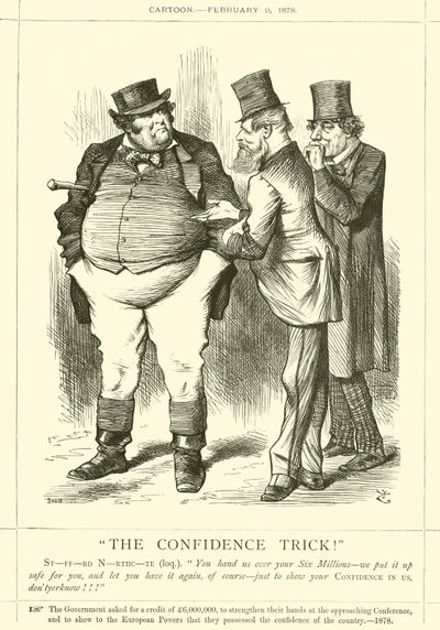 The Confidence Trick! by after John Tenniel