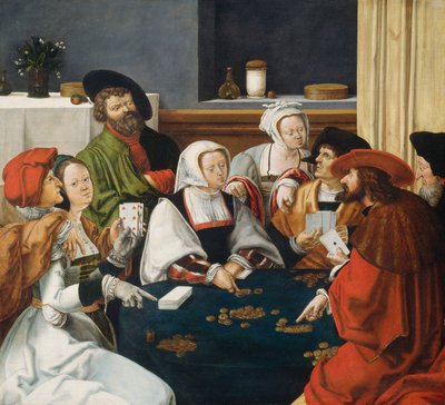 The Card Players by after Lucas van Leyden