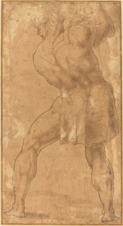 Figure of a Man by after Polidoro da Caravaggio