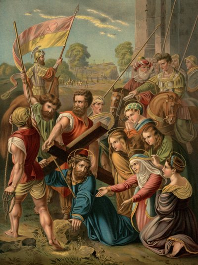 Bearing of the Cross by after Raphael