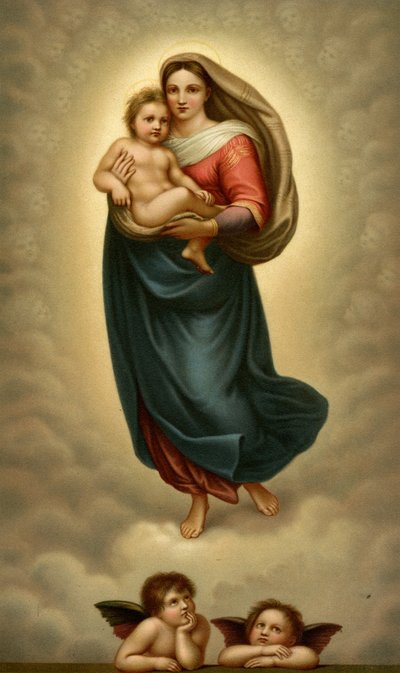 Sistine Madonna by after Raphael