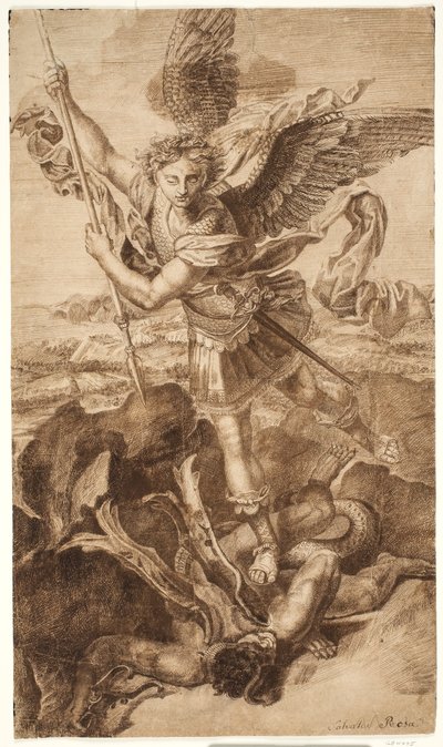 St Michael by after Raphael