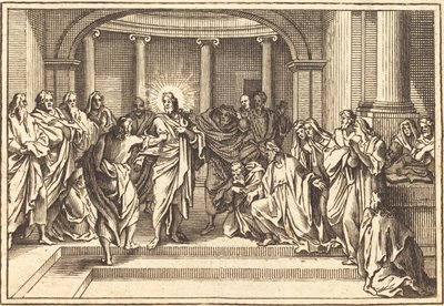 The Incredulity of Thomas by after Sébastien Le Clerc I